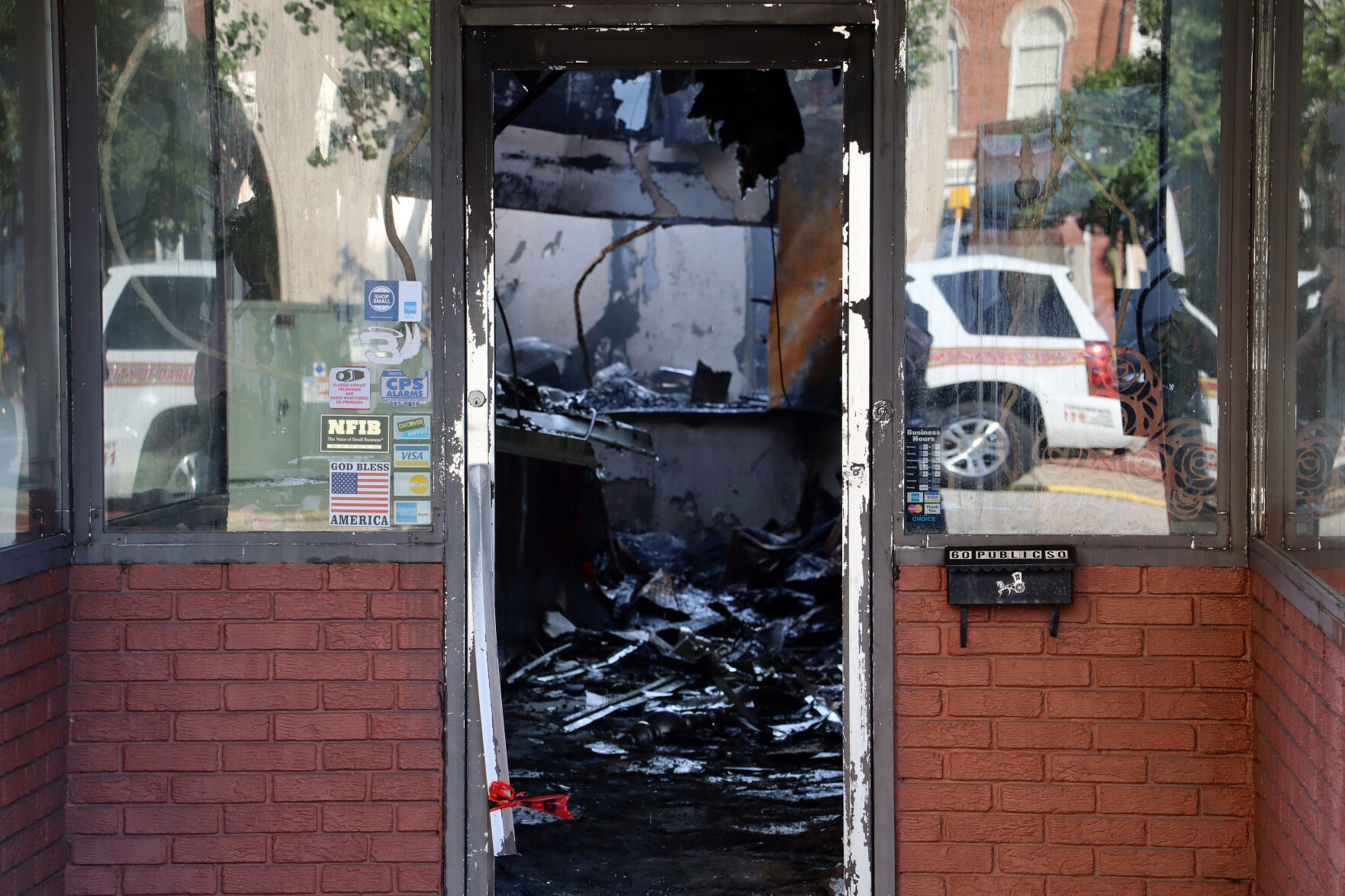 Downtown Darlington Fire